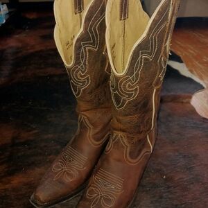 J.B. Dillon Brown Cowboy Boots